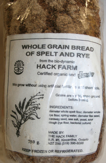 Bread Spelt & Rye - Frozen (Hack Farm)